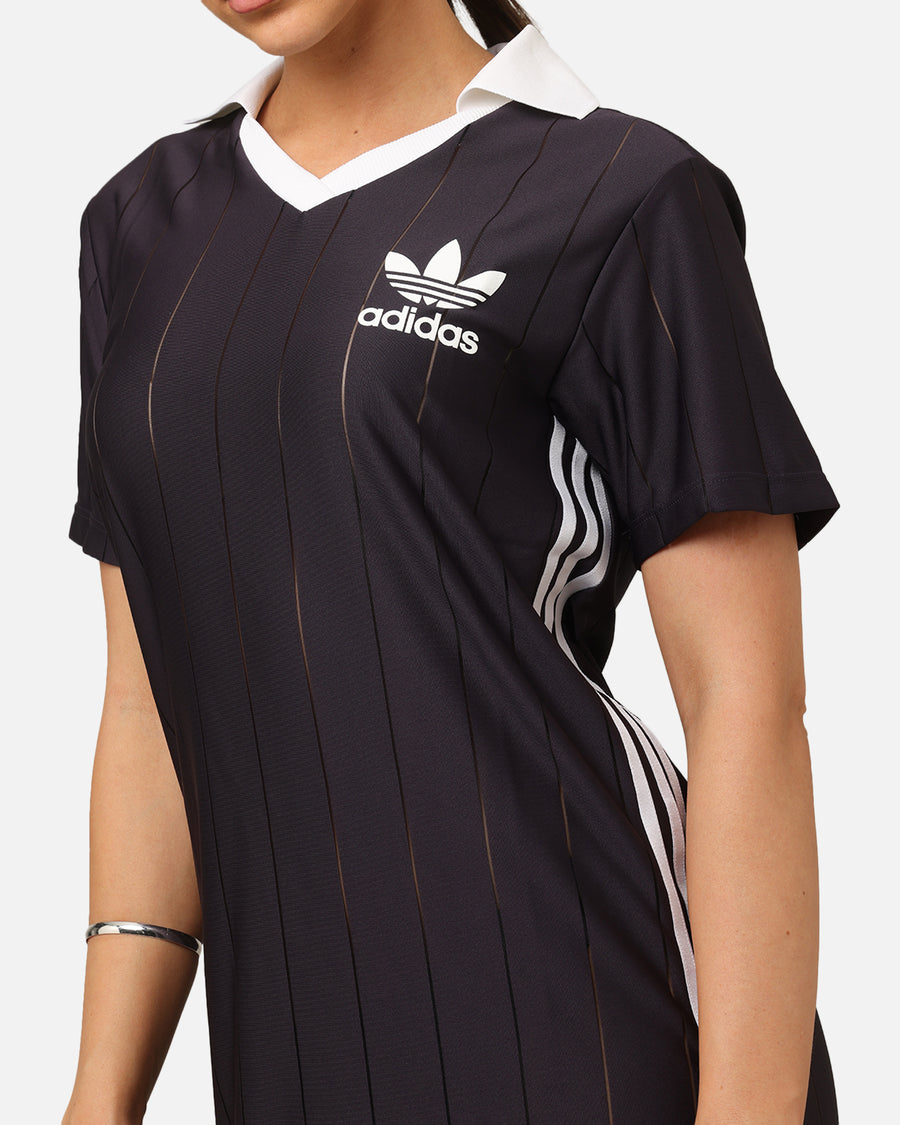 Adidas Women's 3-Stripes Pinstripe Dress Aurora Black | Culture Kings US Adidas Women's 3-Stripes Pinstripe Dress Aurora Black | Culture Kings US