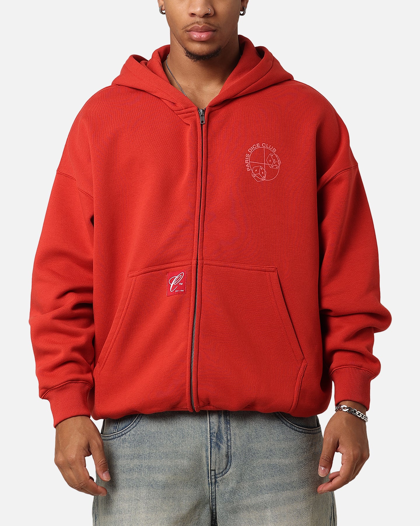 Carre Shoot Out Full Zip Hoodie Red | Culture Kings US