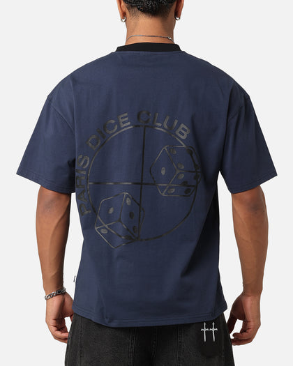 Carre Shootout Oversized Ringer T-Shirt Navy