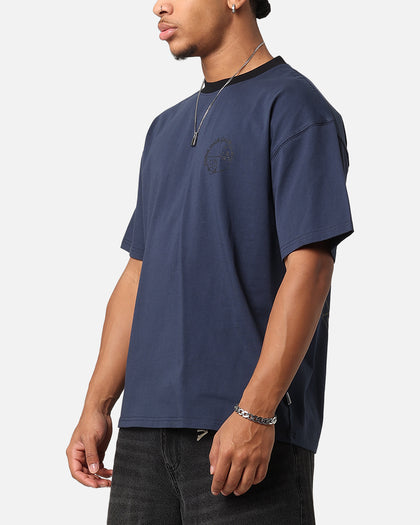Carre Shootout Oversized Ringer T-Shirt Navy