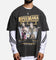 Culture Kings X WWE Bret "The Hit Man" Hart vs. Shawn Michaels Wrestlemania XII Vintage T-Shirt Black Wash