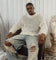 Saint Morta Solitude Knitted Crewneck Off White