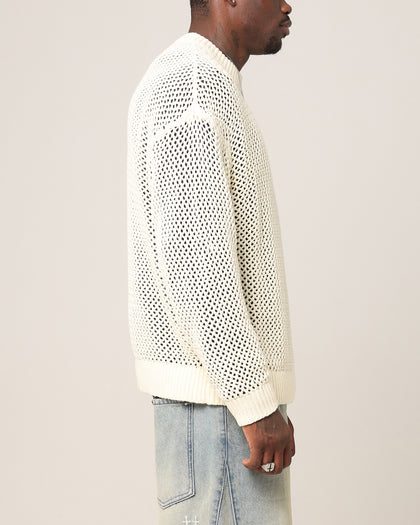 Saint Morta Solitude Knitted Crewneck Off White