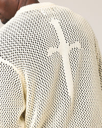 Saint Morta Solitude Knitted Crewneck Off White