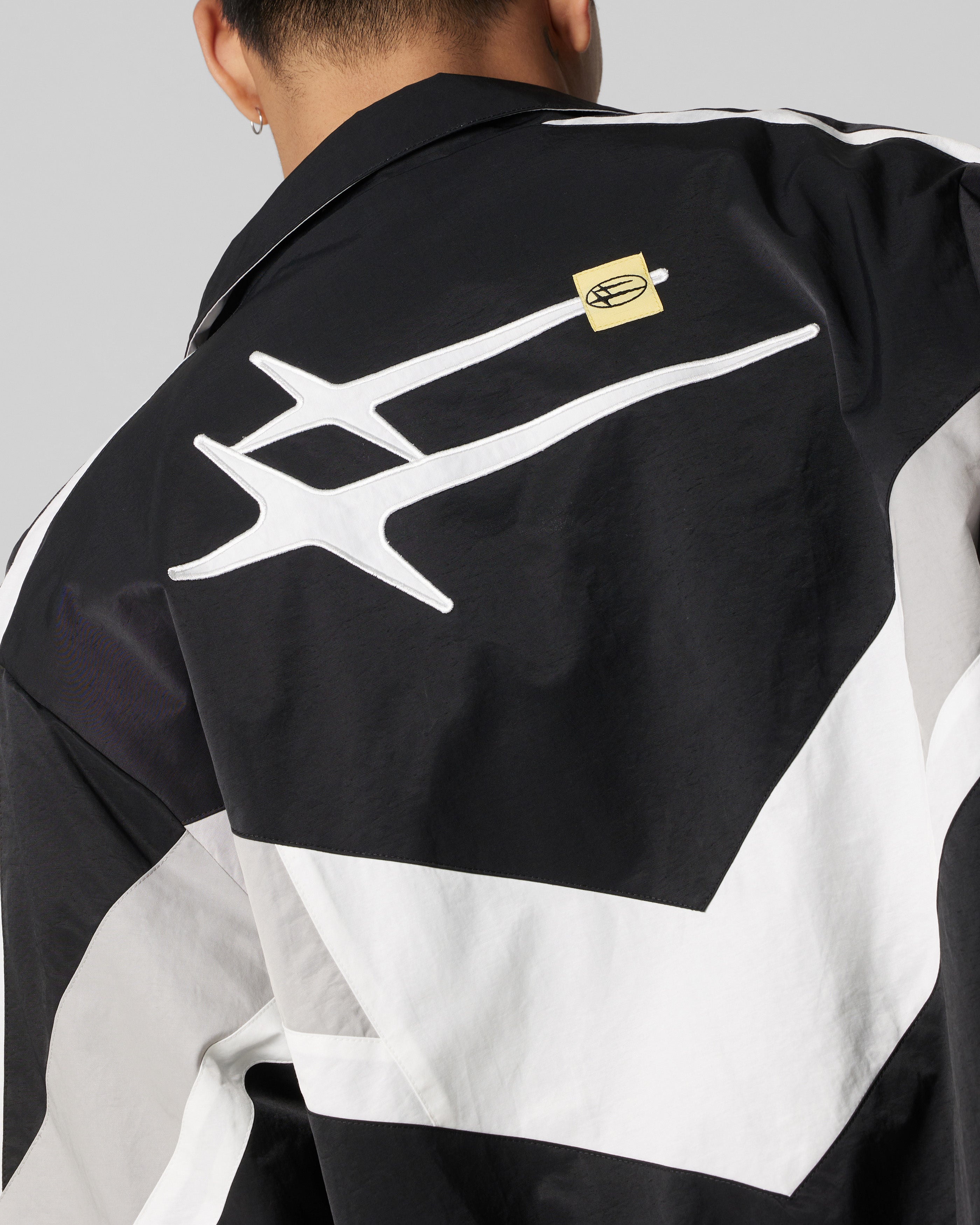 Loiter Hybrid Track Jacket Black/Grey | Culture Kings US