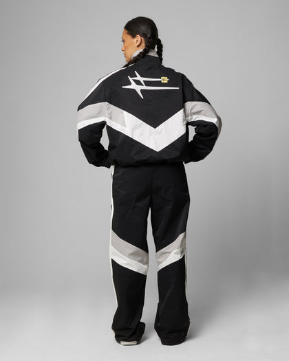 Loiter Hybrid Track Jacket Black/Grey