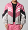 Loiter Hybrid Track Jacket Pink/Grey