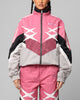 Loiter Hybrid Track Jacket Pink/Grey
