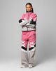 Loiter Hybrid Track Jacket Pink/Grey