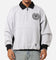 Carre Gorgeous Quater Zip Crewneck Sweater Light Marle