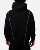 Market Designer Split Hoodie Washed Black