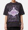 Mitchell & Ness Women's Los Angeles Lakers NBA Champs Glitter T-Shirt Overdyed Black