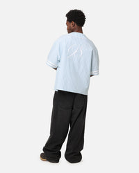 Loiter Outfield Jersey Blue Pin Stripe