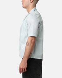 Saint Morta Skeleton Key Button Up Shirt Light Blue