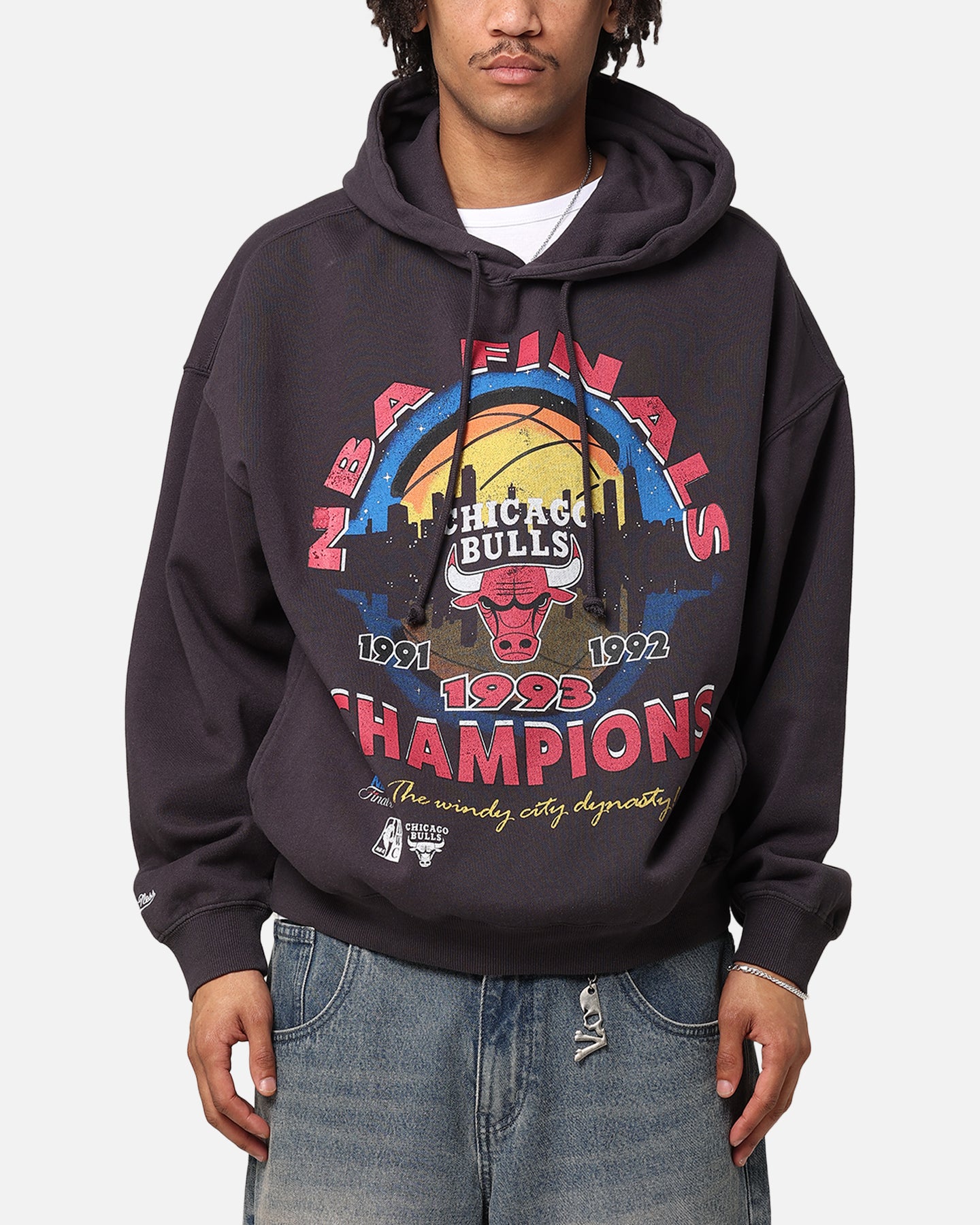 Mitchell & Ness Chicago Bulls Finals Champion Hoodie Overdyed