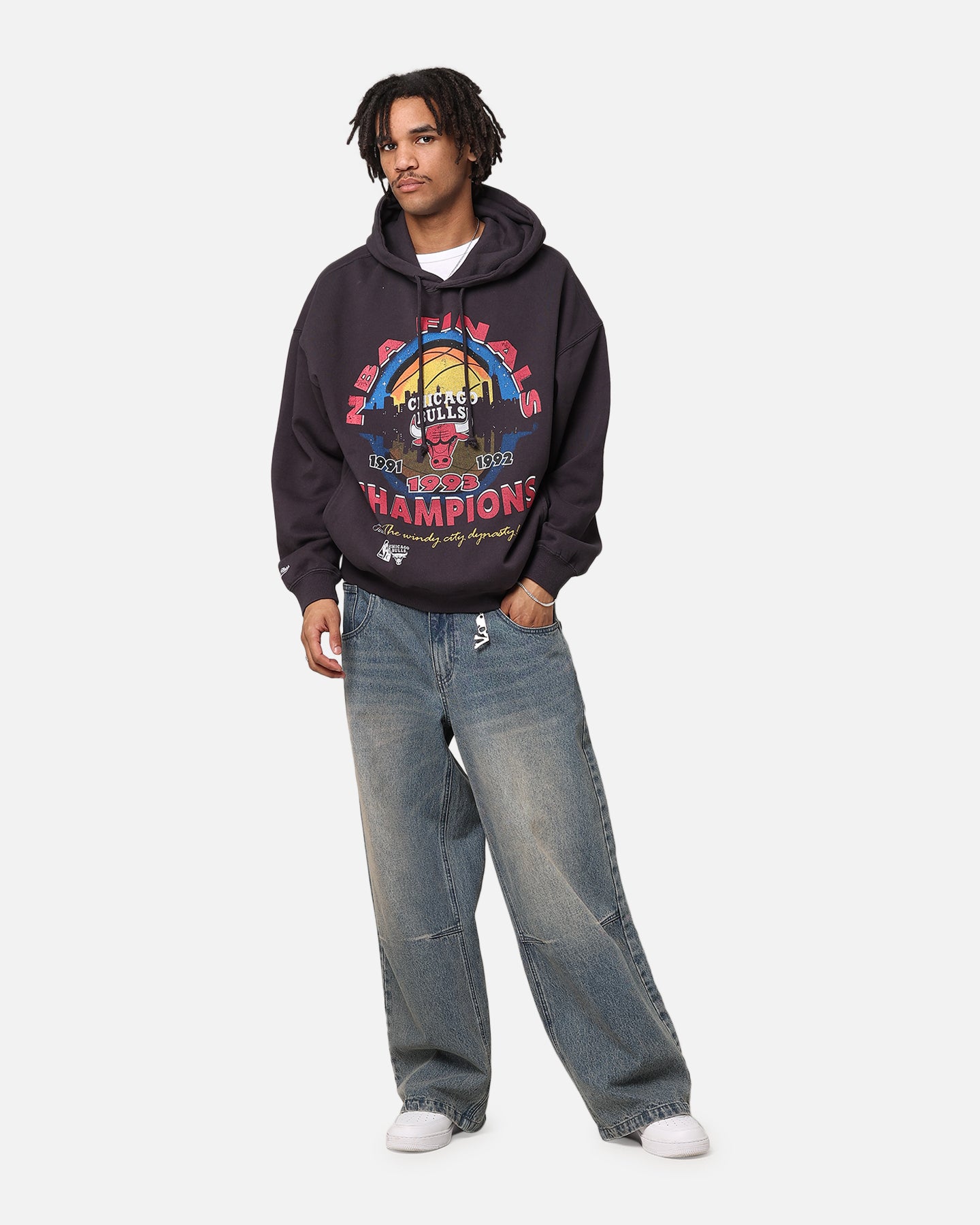 Mitchell & Ness Chicago Bulls Finals Champion Hoodie Overdyed