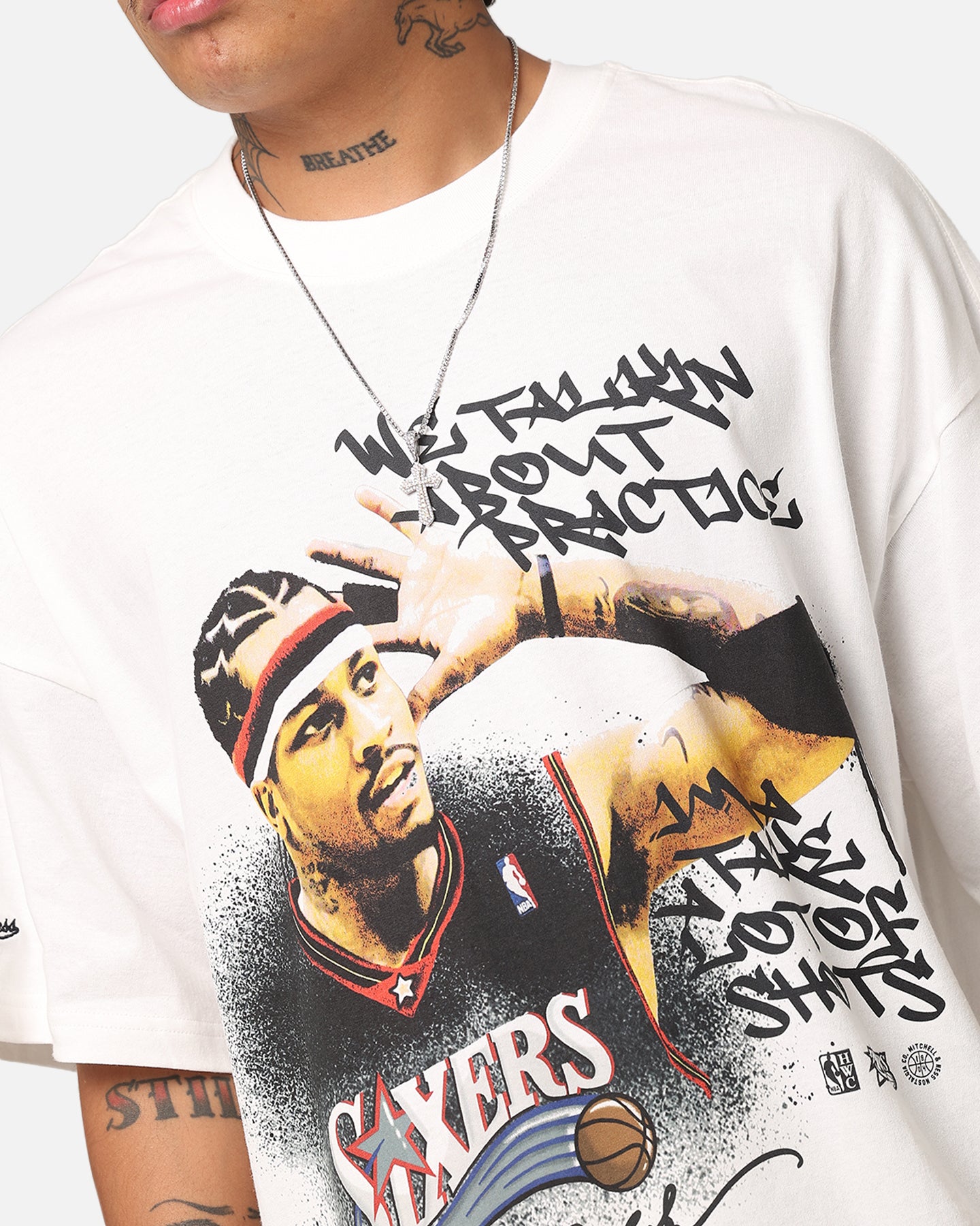 Mitchell & Ness Philadelphia 76ers Allen Iverson We Talkin T-Shirt