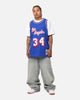Mitchell & Ness Los Angeles Lakers Shaquille O'Neal  #34 'Flags Collection' Jersey Blue