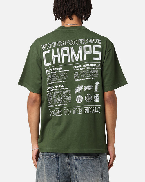 Mitchell & Ness Seattle Sonics Road To Finals T-Shirt Green