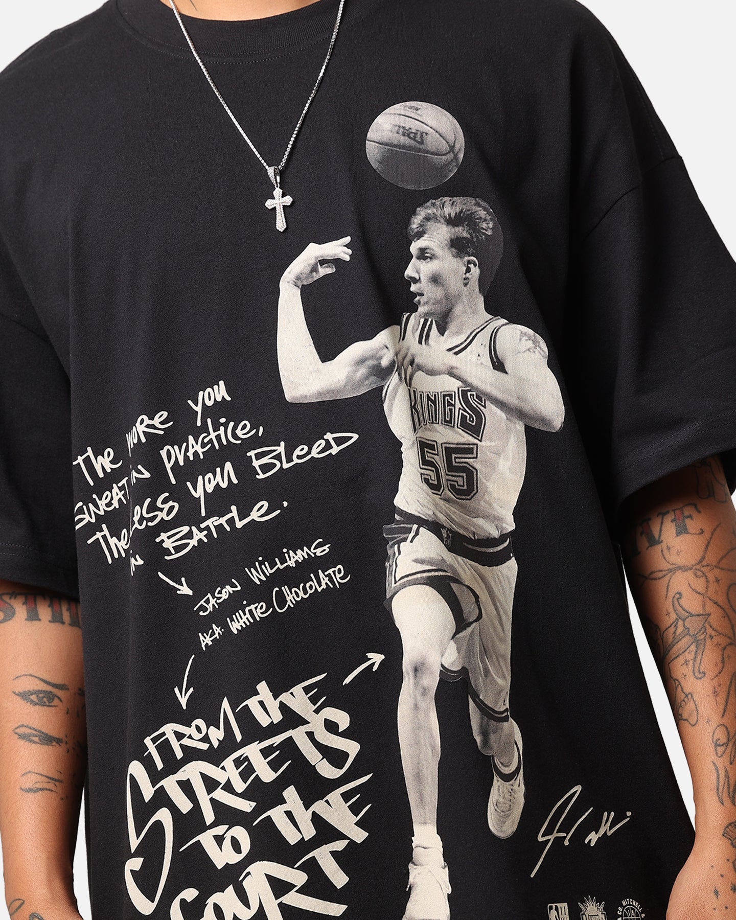 Mitchell & Ness Sacramento Kings Jason Williams Streetball T-Shirt