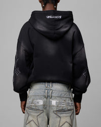 Loiter Atmosphere Full Zip Hoodie Vintage Black