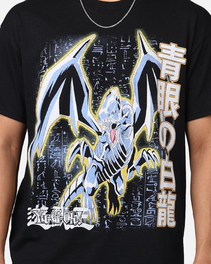 Goat Crew X Yu-Gi-Oh! Blue Eyes White Dragon T-Shirt Black