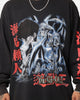 Goat Crew X Yu-Gi-Oh! Seto Kaiba Long Sleeve T-Shirt Black Wash