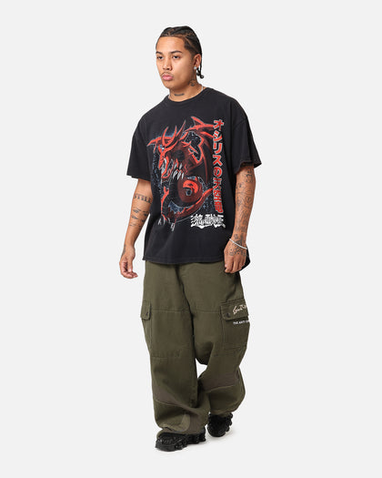 Goat Crew X Yu-Gi-Oh! Slifer Vintage T-Shirt Black Wash
