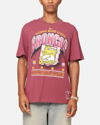 Mitchell & Ness Brisbane Broncos 1988 Crest T-Shirt Maroon