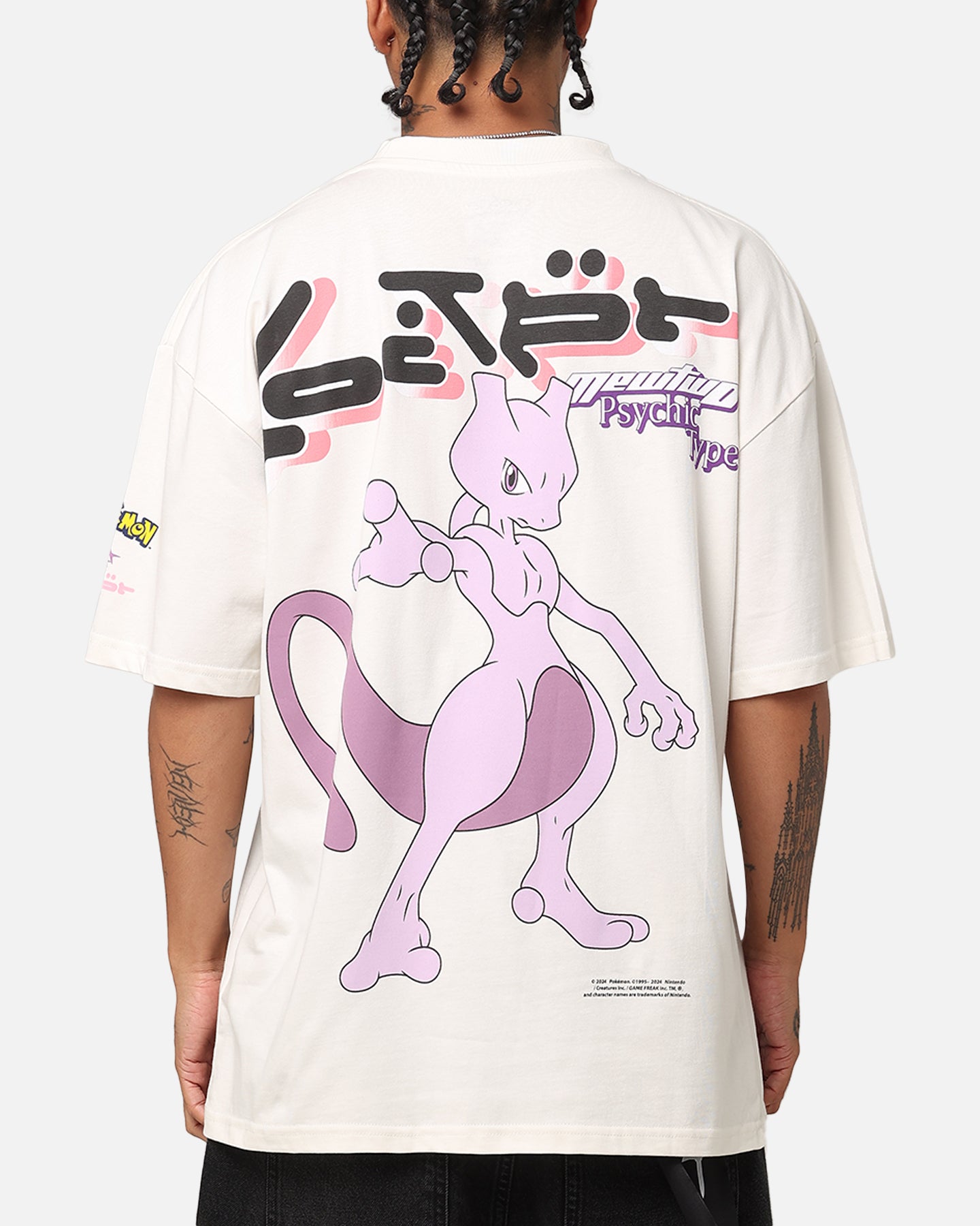 Pokémon By Loiter Mewtwo T-Shirt Off White | Culture Kings US