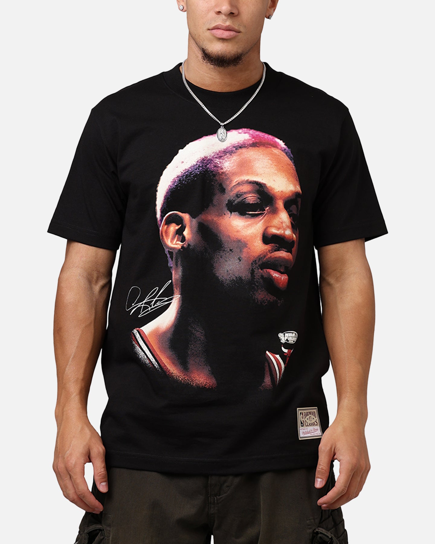 Mitchell & Ness Chicago Bulls Dennis Rodman Big Head T-Shirt