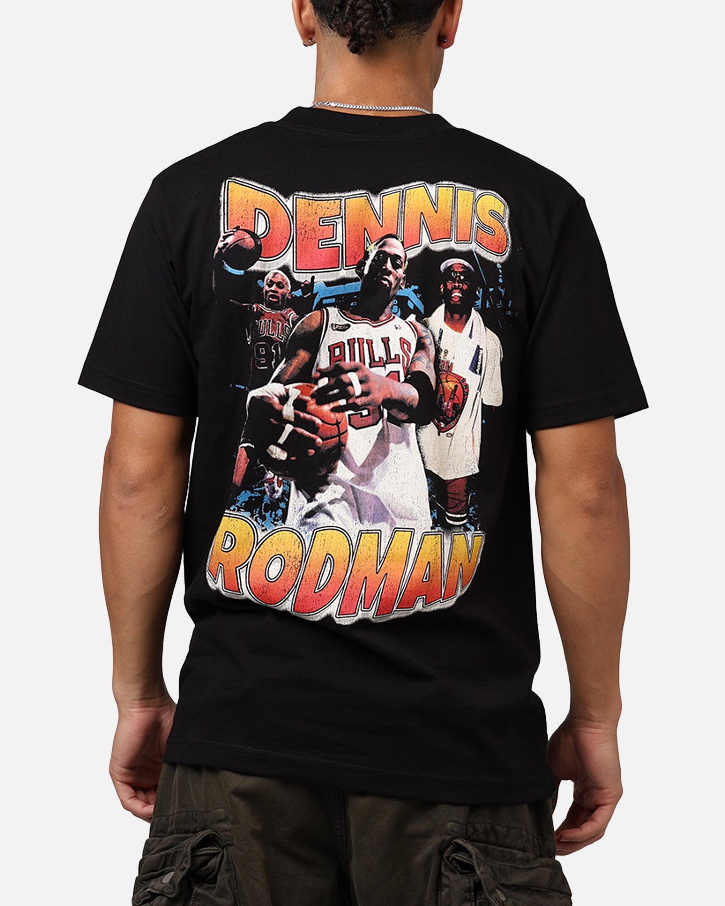 Mitchell & Ness Chicago Bulls Dennis Rodman Big Head T-Shirt
