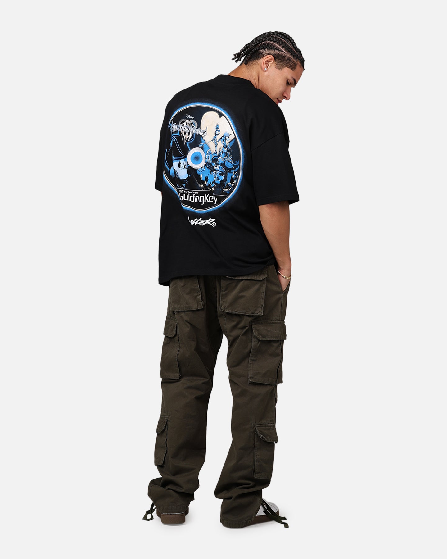 Loiter Disney Kingdom Hearts King Mickey Mockneck T-Shirt Black