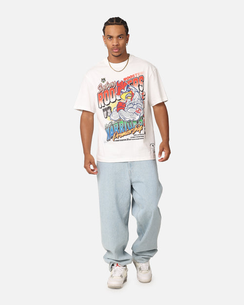 Mitchell & Ness Sydney Roosters Vs New Zealand Warriors T-Shirt Vintage White