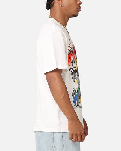 Mitchell & Ness Sydney Roosters Vs New Zealand Warriors T-Shirt Vintage White