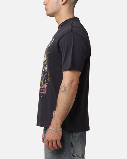 Mitchell & Ness Chicago Bulls 'UNC To Chicago' 6x Champions T-Shirt Overdyed Black