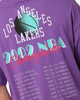 Mitchell & Ness Los Angeles Lakers 2002 Playoffs Tour T-Shirt Lavender