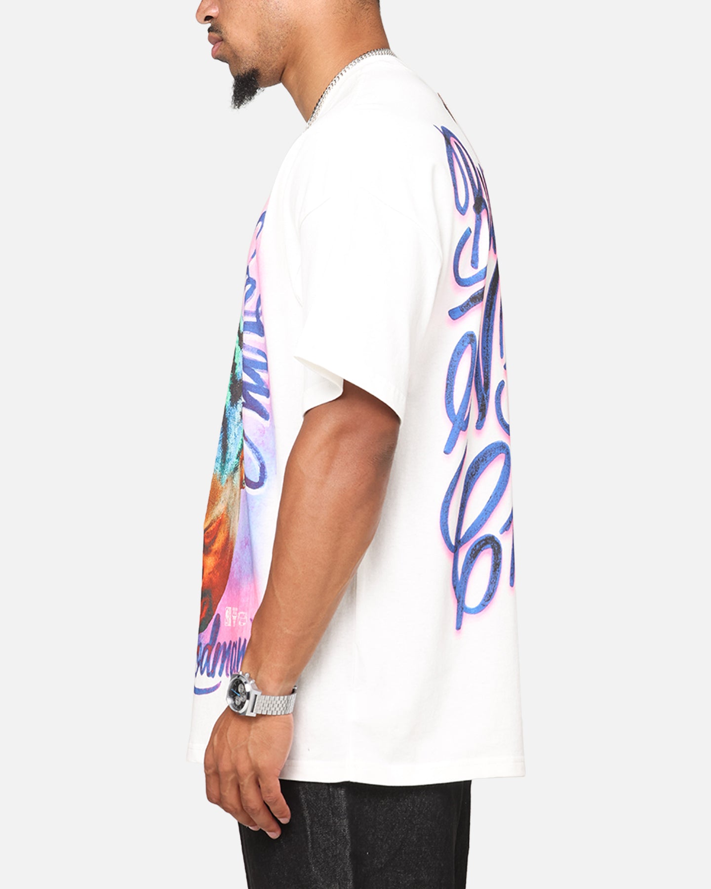 STUSSY × DENNIS RODMAN Tシャツ XL シカゴ・ブルズ Dennis Rodman X Stüssy 'The King of Rebound' - Vintage Reprint T-Shirt