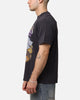 Mitchell & Ness Los Angeles Lakers Bevel Burst T-Shirt Overdyed Black
