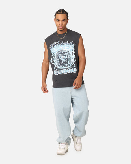 Mitchell & Ness Chicago Bulls Electric Muscle T-Shirt Faded Black