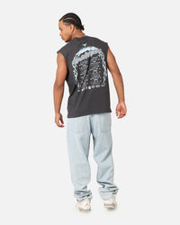 Mitchell & Ness Chicago Bulls Electric Muscle T-Shirt Faded Black