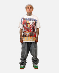 Mitchell & Ness Chicago Bulls Dennis Rodman Rings T-Shirt Vintage White