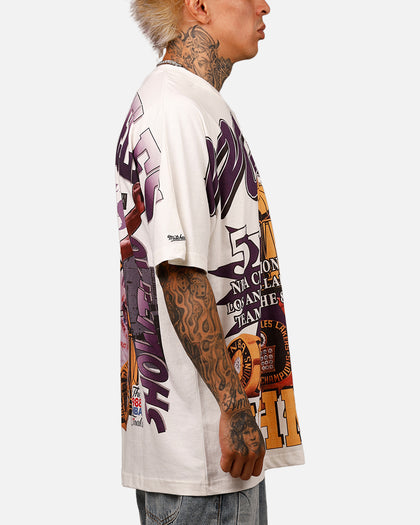 Mitchell & Ness Los Angeles Lakers Magic Johnson Rings T-Shirt Vintage White