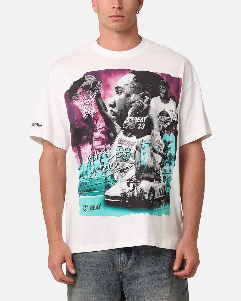 Mitchell Ness Miami Heat Alonzo Mourning South Beach T-Shirt