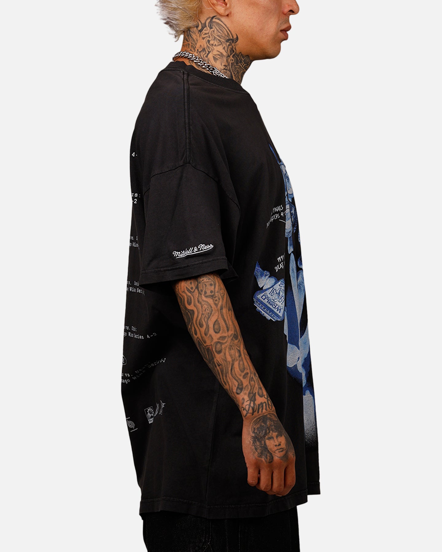 Mitchell & Ness Chicago Bulls Xray T-Shirt Faded Black | Culture