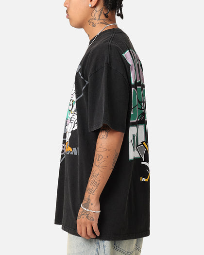 Culture Kings Anaheim Ducks Smash Heavy T-Shirt Vintage Black