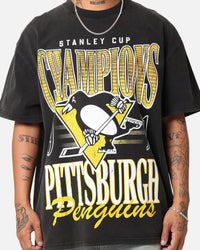 Culture Kings Pittsburgh Penguins 1991 Champ Heavy T-Shirt Vintage Black