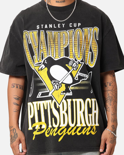 Culture Kings Pittsburgh Penguins 1991 Champ Heavy T-Shirt Vintage Black