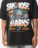 Culture Kings San Jose Sharks Shark Attack Heavy T-Shirt Vintage Black