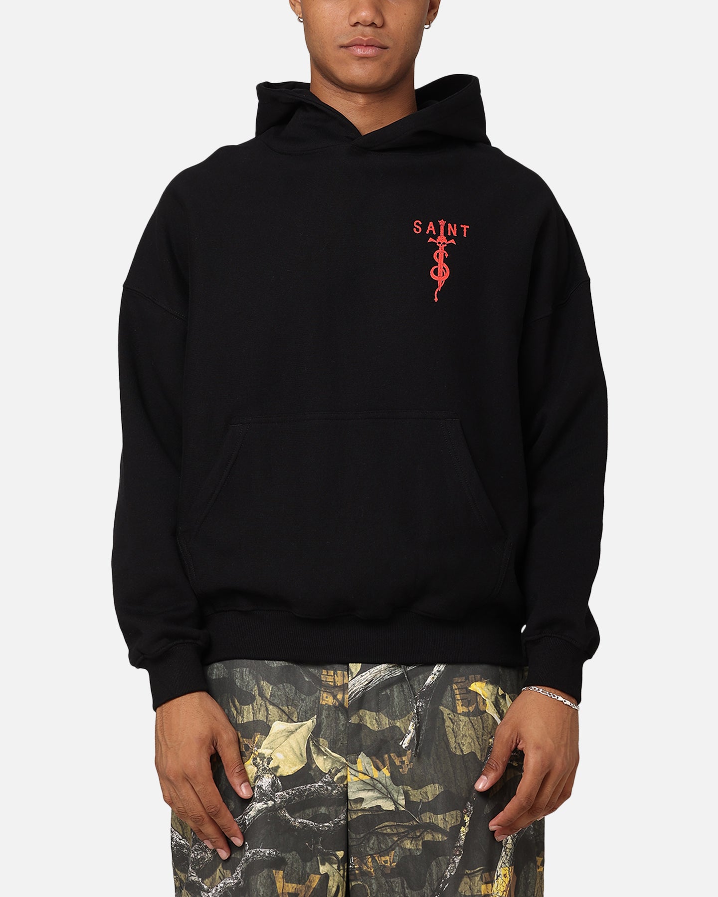 Saint Morta Daggers Premium Hoodie Black/Red | Culture Kings US